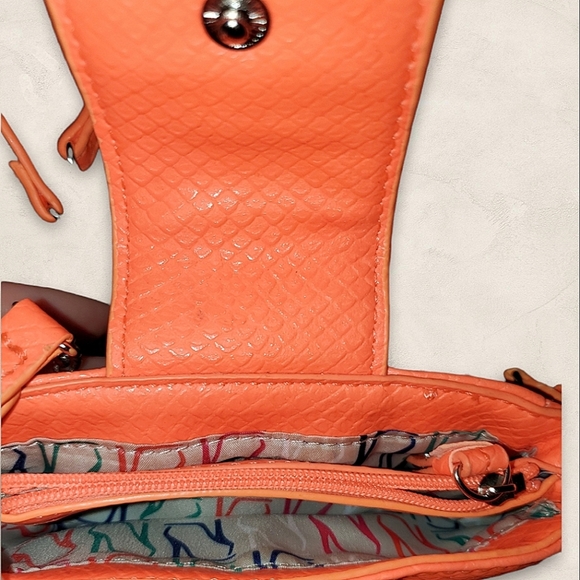 Nine West Neon Orange Festival Micro Bag - Picture 4 of 16